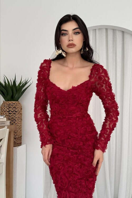 Folers Floral Patterned Dress